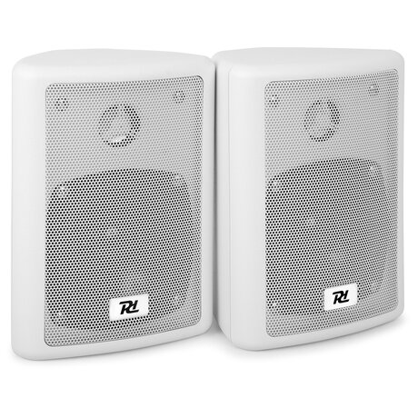 ODS40W HÖGTALARSET 2-VÄGS 75W VIT Power Dynamics ODS40W 2-vägs högtalarset med monteringsfästen - 75W