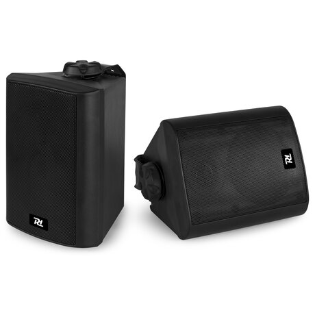 Vägghögtalare ODS50B Svart 100w Power Dynamics ODS50B 2-vägs högtalarset med monteringsfästen - 100W