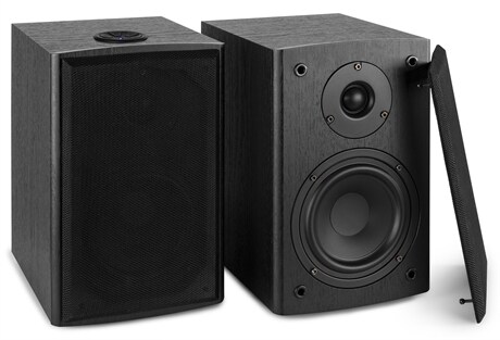 Bokhylle högtalare HiFi aktiv och Bluetooth SHF505B Fenton SHF505B Aktiv bokhyllehögtalare 2st MP3/BT