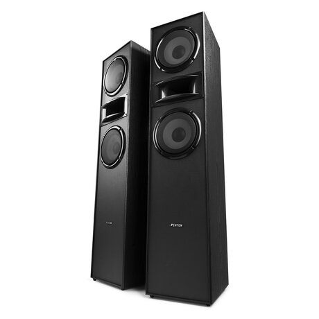 Fenton SHF700B Golvhögtalare Svarta Fenton SHF700B Golvhögtalare högtalarset, 2 X 6,5", svart