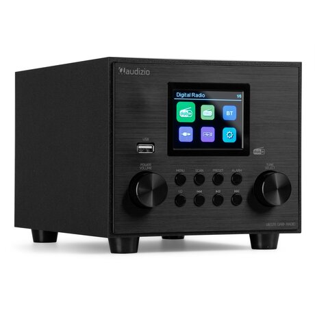 Vieste DAB+ Radio med inbyggd Subwoofer Audizio Vieste DAB+ Radio med Subwoofer - Svart