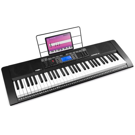 Rhapsody61 Keyboard med nothållare - 61 tangenter Max Rhapsody61 elektroniskt Keyboard 61-tangenter