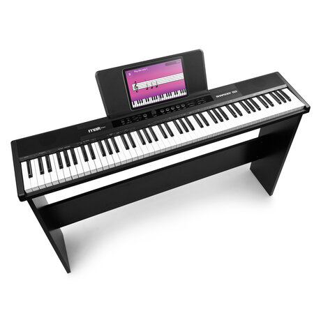 Digital piano - 88 tangenter RhapsodyDP88P Digital Piano 88-tangenter med möbelställ