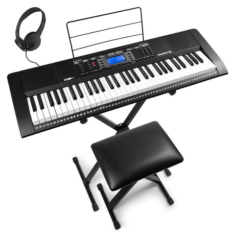 Rhapsody61M SET Keyboard med touchkänsliga tangenter Max Rhapsody61M elektroniskt Keyboard 61-tangenters Touch Sensitive Set