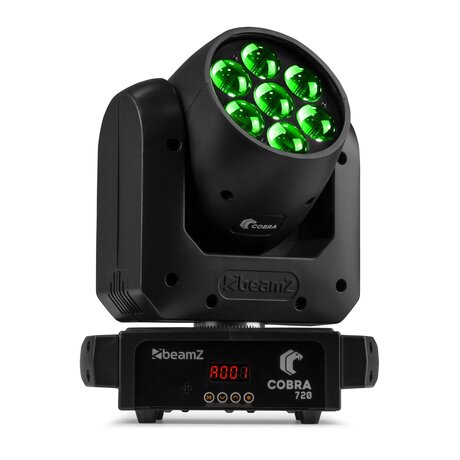 COBRA 720 WASH MOVING HEAD 7X 20W MED ZOOM BeamZ Cobra 720 Wash Moving Head 7x 20Watt med zoom