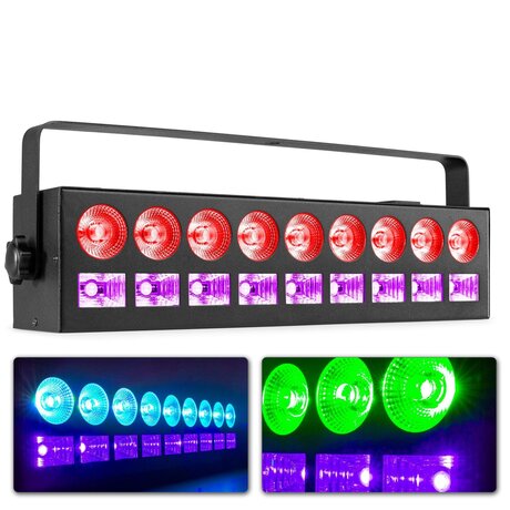 LED bar 9 x rgbw LCB99 BeamZ DMX LED bar 9 x RGBW + UV