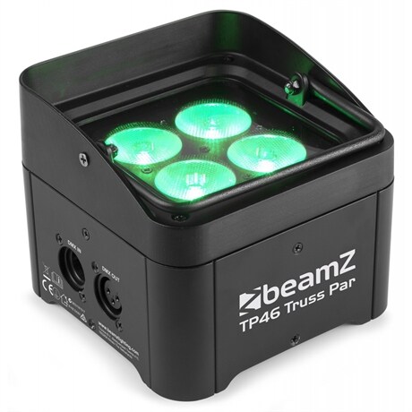 BeamZ Uplight Deco/Trossljus TP46 BeamZ TP46 Tross eller dekorbelysning, Par 4 x 4W 4in1 RGB-UV