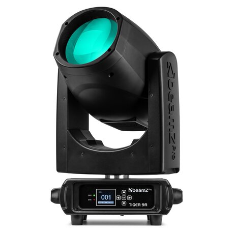 beamZ Pro Tiger 9R 260W Beam Moving Head BeamZ Pro Tiger 9R Beam Moving head med 1° stråle - 14 färger och 14 gobos - 260W