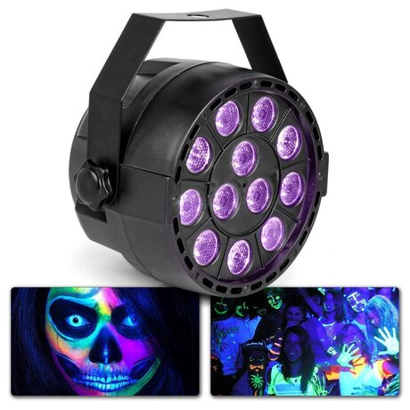 UV lampa 12x1W LED MAX PartyUV Par 12x1W UV DMX
