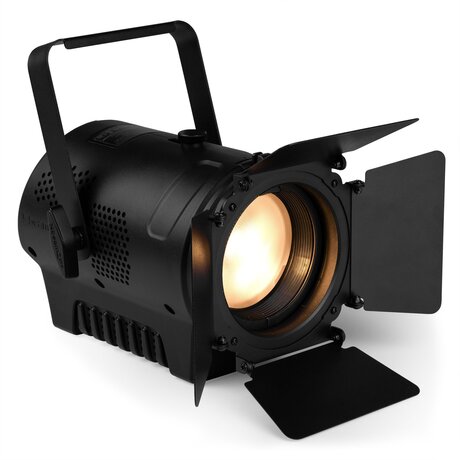 Kompakt och kraftfull fresnelarmatur med variabelt vitt ljus och 5-pol DMX beamZ Pro BTK050Z-5 Mini Fresnel Zoom 2x 50W LED WW/CW