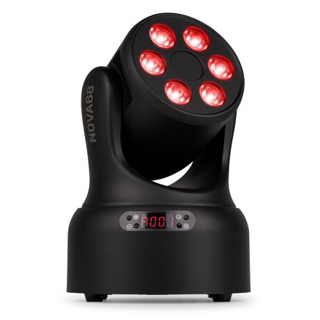 Kompakt wash moving head med kraftfulla RGBW-LEDs beamZ NOVA68-BK MH Wash Moving Head