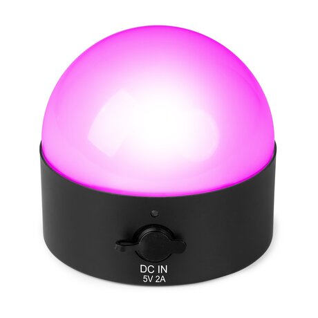 Trådlös LED-bordslampa med lång batteritid och färgväxling beamZ BTL32 Battery Table Ball Light 8W Multicolour