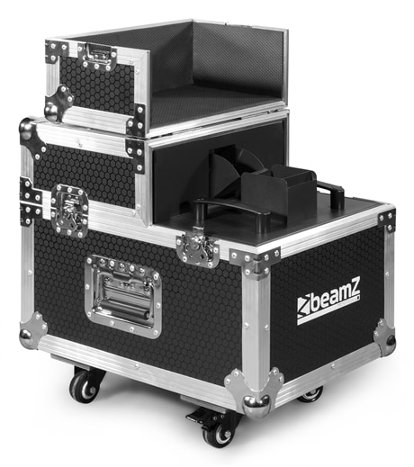 Rökmaskin för låg rökproduktion HZ3000 SKY-160.770 BeamzPro HZ3000 Pro Haze rökmaskin i Flightcase