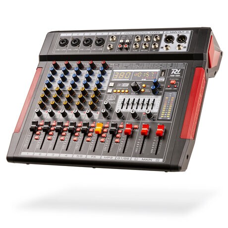 Mixerbord 6ch DSP/MP3 PDM-T604 Stage mixer 6-ch DSP/MP3