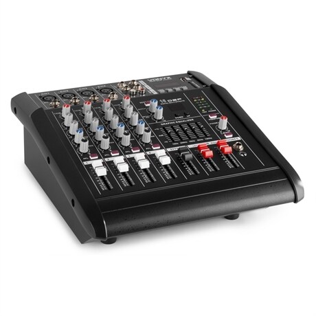 5-ch mixer med inbyggd förstärkare och Bluetooth med mer Vonyx AM5A 5 kanaler Förstärkare Mixer BT