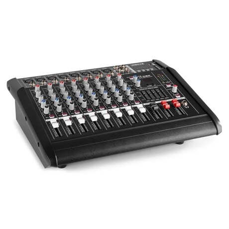 8ch mixer med inbyggd förstärkare och Bluetooth med mer Vonyx AM8A 8 kanals med förstärkare Mixer BT
