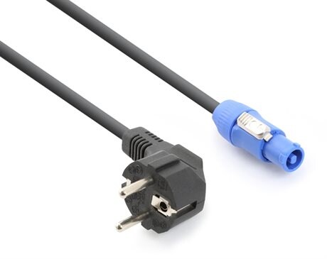 Professionell och flexibel powerconnector-kabel för tillförlitlig strömförsörjning PD-Connex CX12-1B Powerconnector – Schuko-kabel 1,5 m bulk
