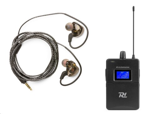 PD810R BODYPACK-MOTTAGARE FÖR IN EAR MONITOR SYSTEM PD810 Power Dynamics PD810R - UHF bodypack mottagare