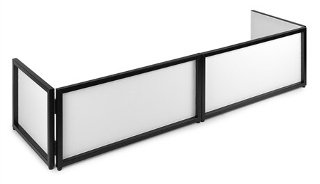 Dj screen 4 paneler Vonyx DB8 Pro SKY-180.038 ,Vonyx DB8 Pro DJ skärm, Bord