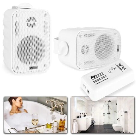 Bluetooth högtalarset Bluetooth-högtalarset 3" för bland annat taköverhäng m.m. - Vit