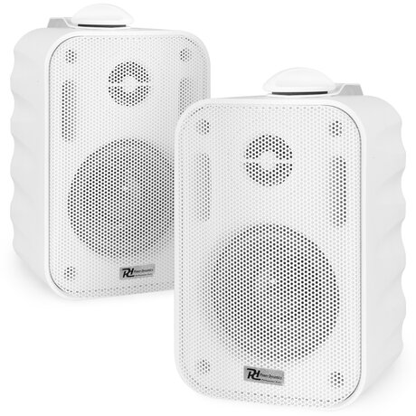Utomhushögtalare IP klassad BC30 vit Power Dynamics BC30V Högtalarset, 3" 60W IP56 100V, vit