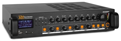 Zonförstärkare/mixer 100V 4-Zon Slutsteg/Mixer Power Dynamics PDV360MP3 360W/100V 4 zon förstärkareBT
