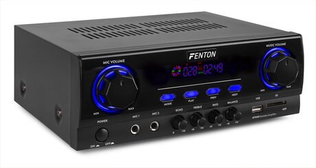 Fenton AV440 med USB, BT och SD Fenton AV440 Karaoke karaoke förstärkareMultimedia spelare