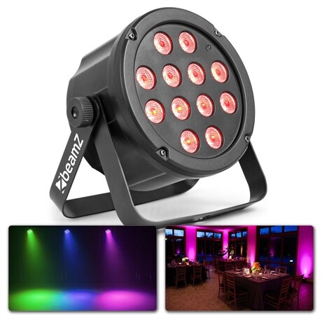 LED Spot Slim PAR 35 12x3W Scen-disco SKY-150.900 BeamZ SlimPar35 12 x 3W 3in1 RGB DMX
