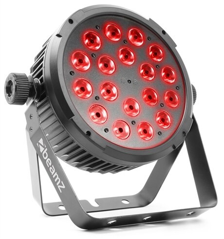 BeamZ BT320 Flat Par 18x6W RGBW SKY-151.316 Beamz BT320 Flat PAR 18x6W 4-1 DMX IRC