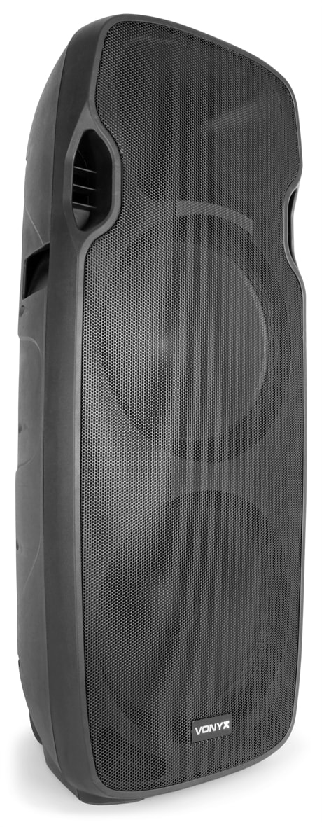 Vonyx AP215ABT aktiv högtalare 2 x15"med bluetooth SKY-170.349 Vonyx AP215ABT MP3 Aktiv högtalare 2x15