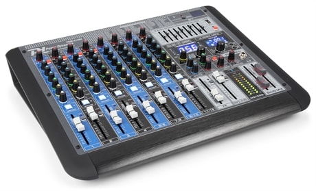 12 kanals PA mixer med bluetooth Power Dynamics PDM-S1204 Scen mixer12kanaler DSP/MP3