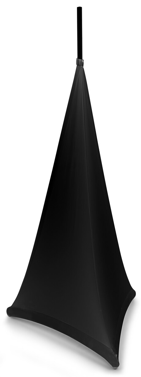 Beamz LSS12B Lycra Stativdrapering, 1,2m, svart Beamz LSS12B Lycra Stativdrapering, 1,2m, svart