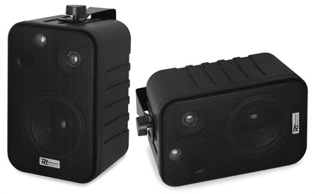 100V och 8 ohm högtalare BV40B set 2st Power Dynamics BV40B högtalarSet 4" 50W 100V, 8ohm svart. 1-par