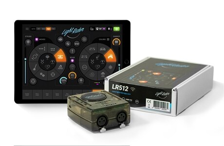 DMX data styrning Light Rider /ESA2 USB/WiFi DMX Beamz Light Rider/ESA2 USB/WiFi DMX Inter