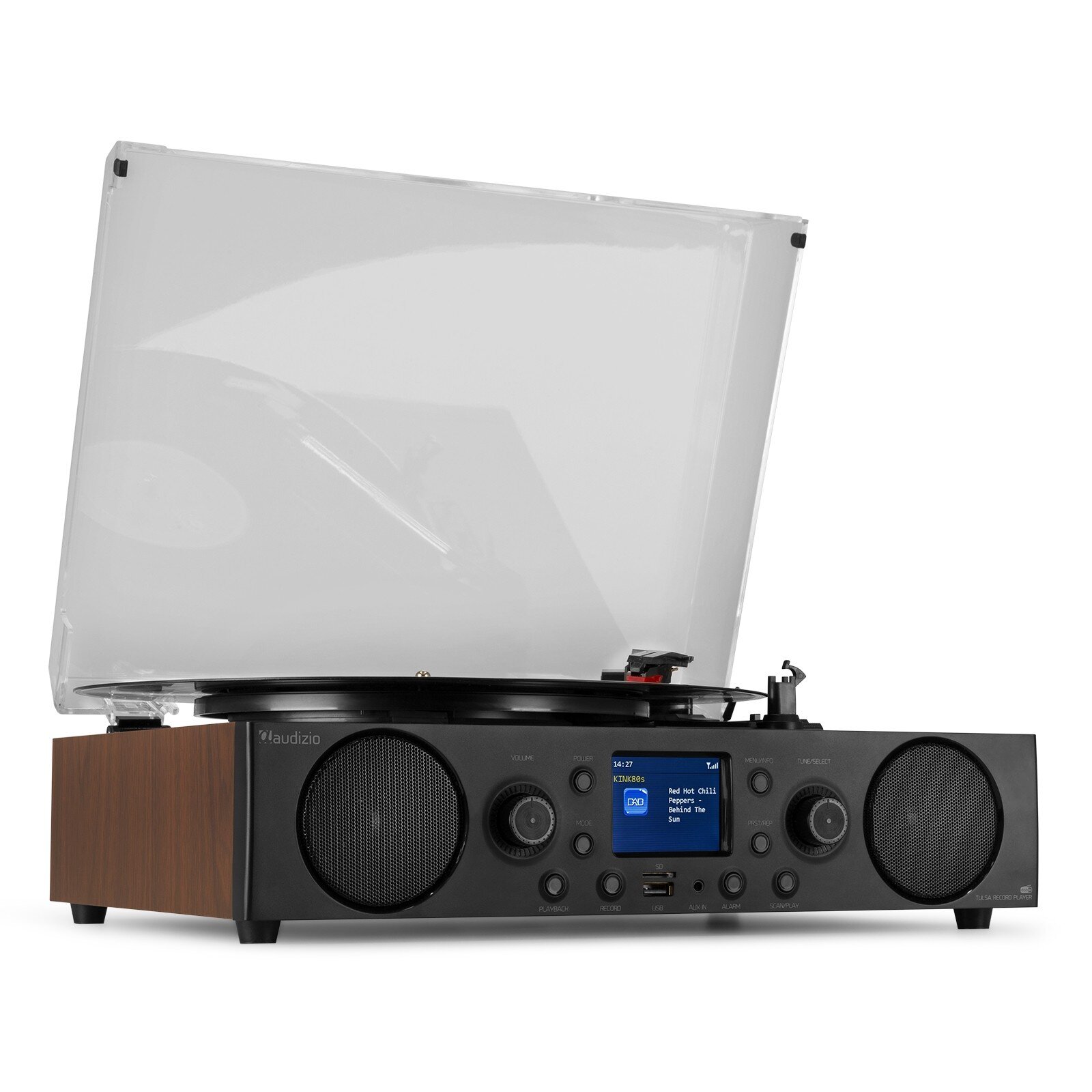 Audizio Tulsa Audio Center Med Skivspelare DAB+ Radio