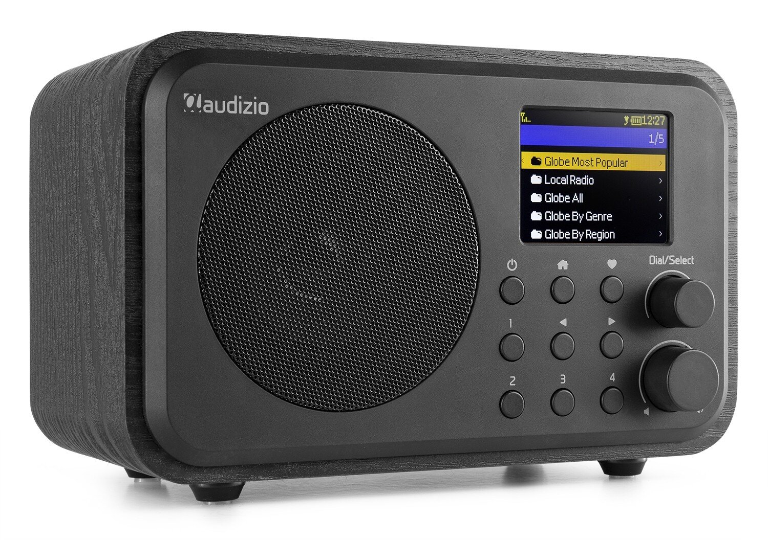 Audizio Venice WIFI Internet radio, med batteri, svart