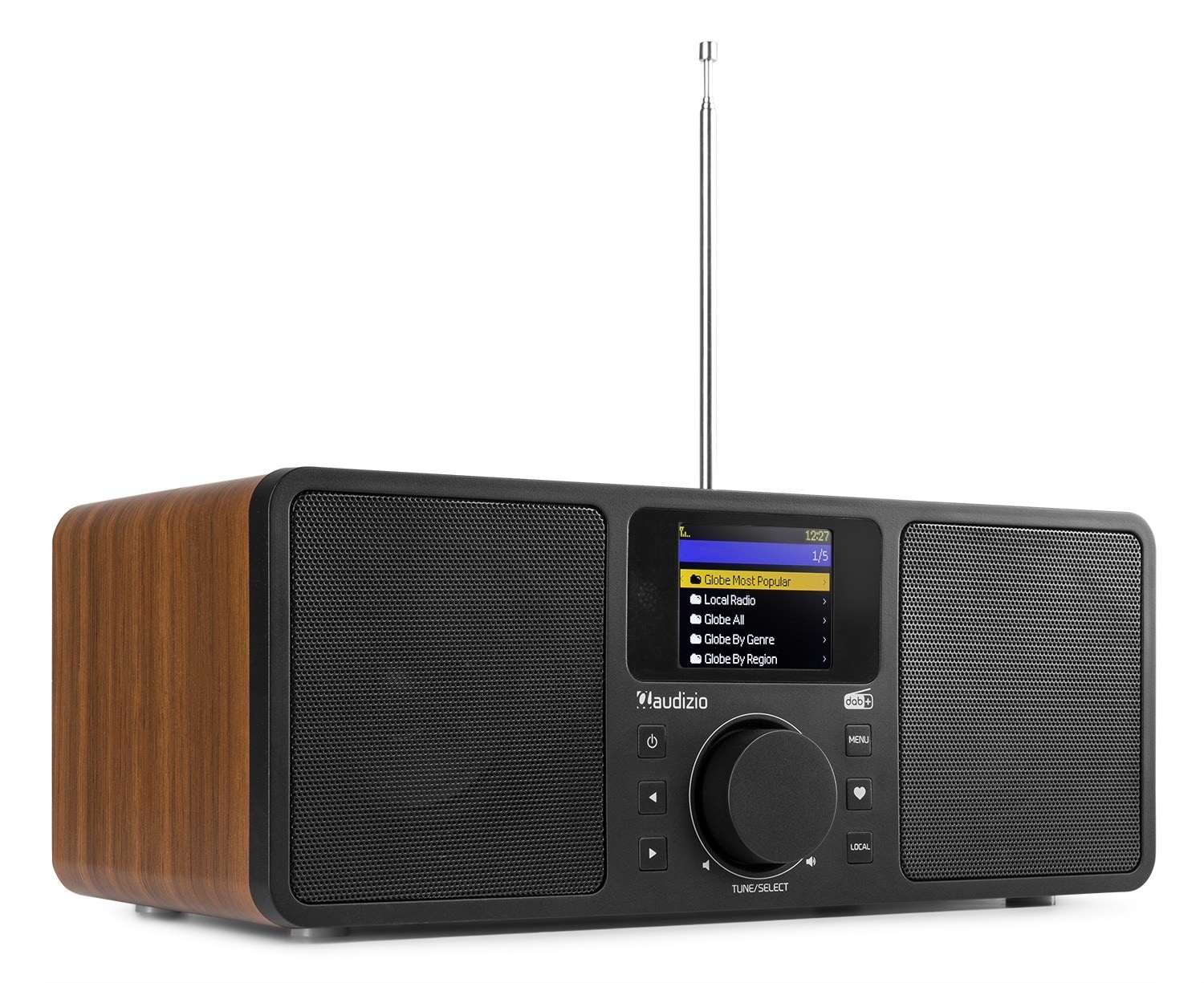 Audizio Rome Wifi FYNDHÖRNAN Internet Stereo DAB+ Radio trä