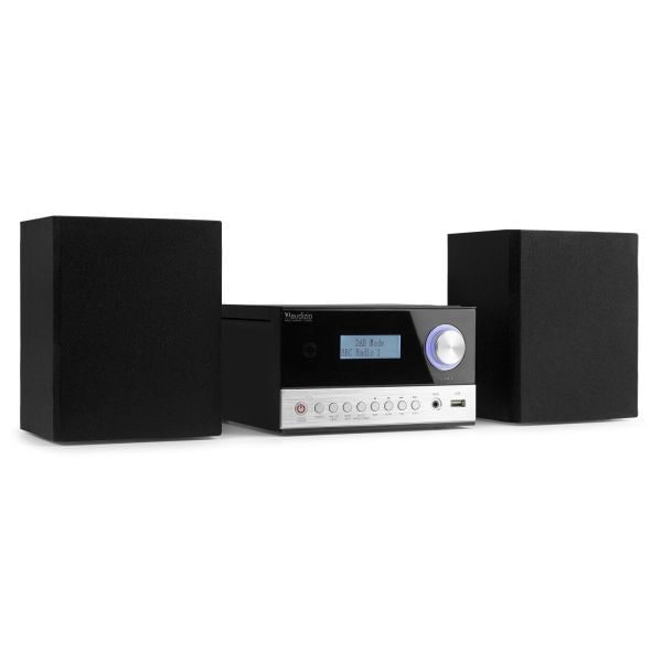 Audizio Arles Bluetooth stereo set met CD speler, mp3 en FM radio