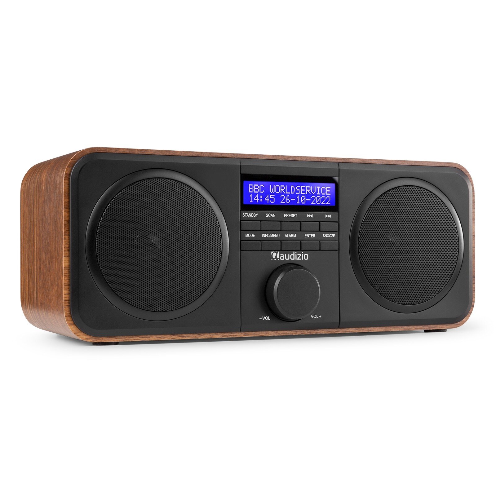 Novara dab+ stereo radio trä