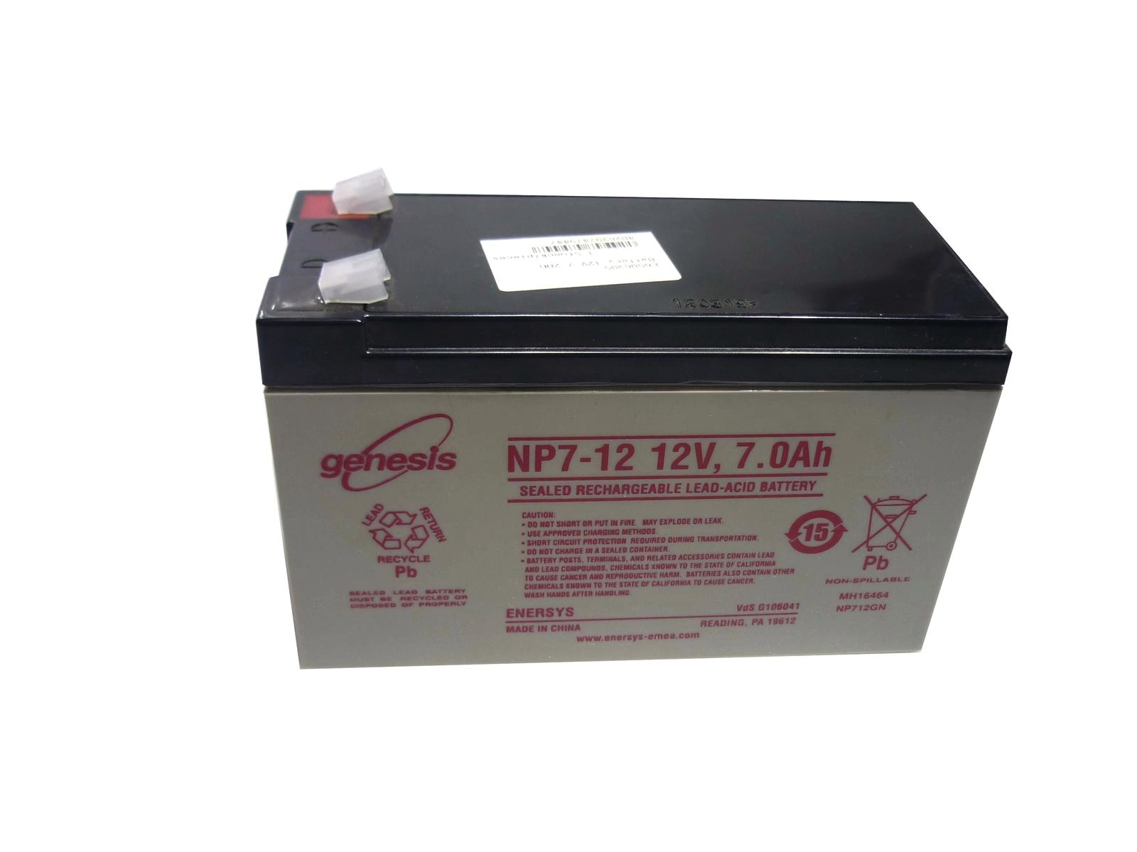 EnerSys Genesis NP7-12 12V 7Ah Sealed Lead Acid Battery 2 Pack 