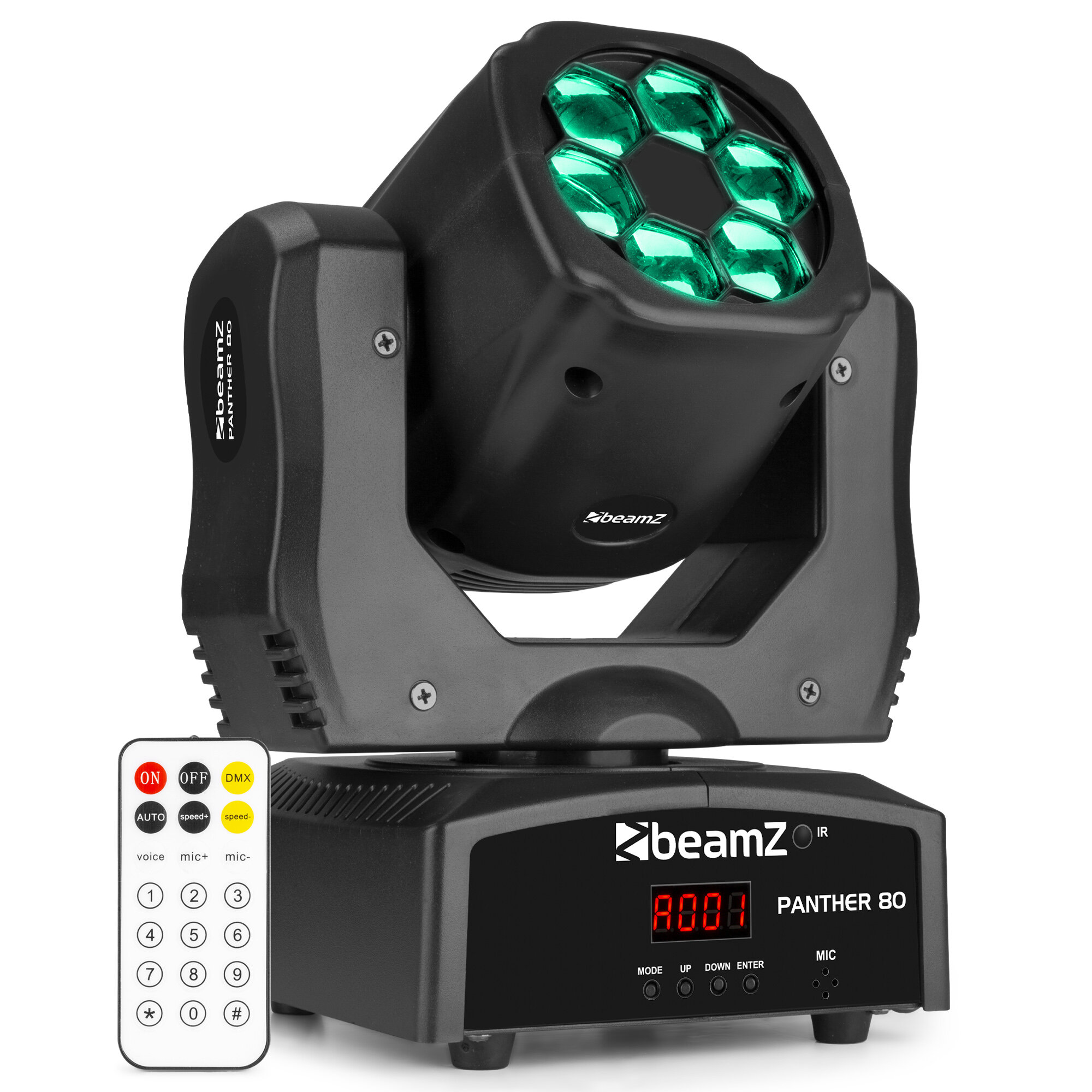 Beamz Panther 80 LED DMX IRC