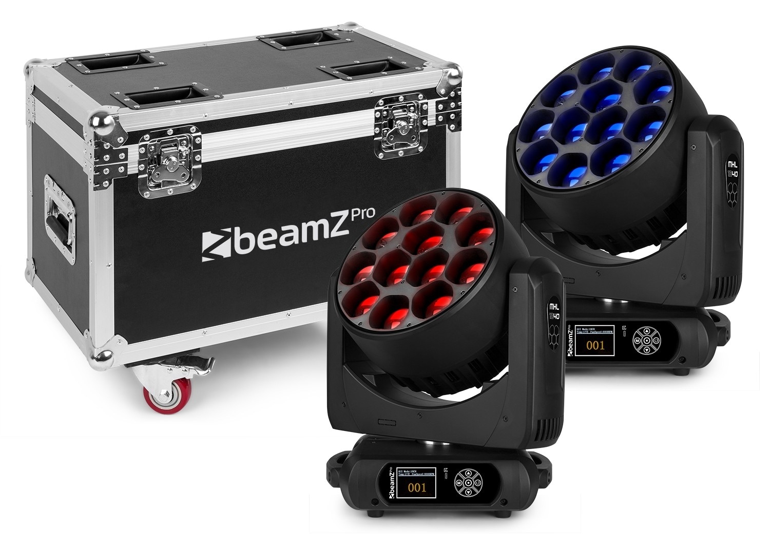 BeamZPro MHL1240 Mov Head Zoom 12x40W 2p FC