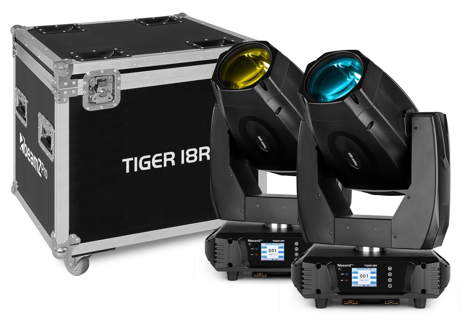 BeamZPro Tiger 18R BSW 380W CMY MHead 2pc FC