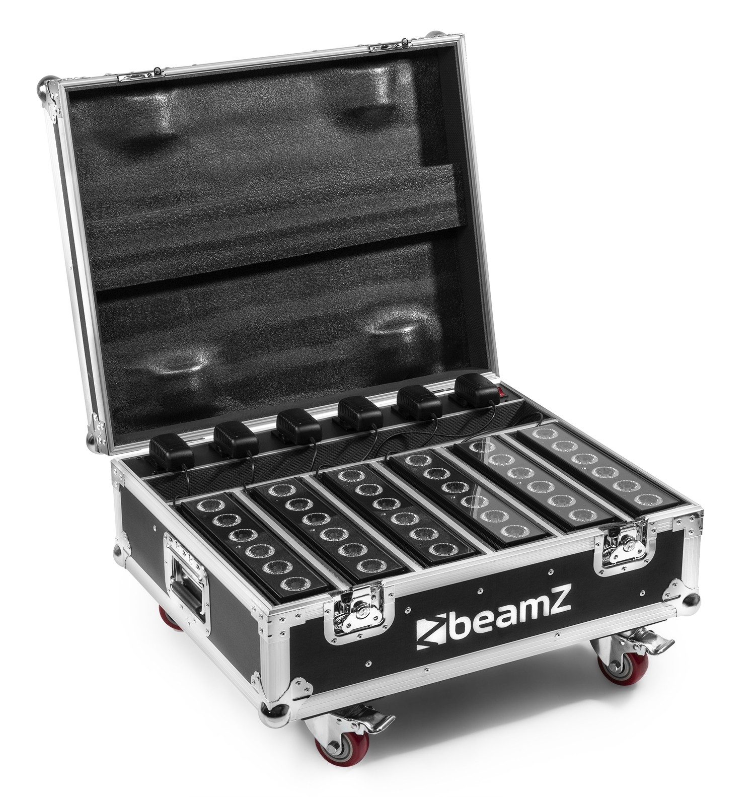 Beamz   FCC12 FlightCase för 6x BBB612