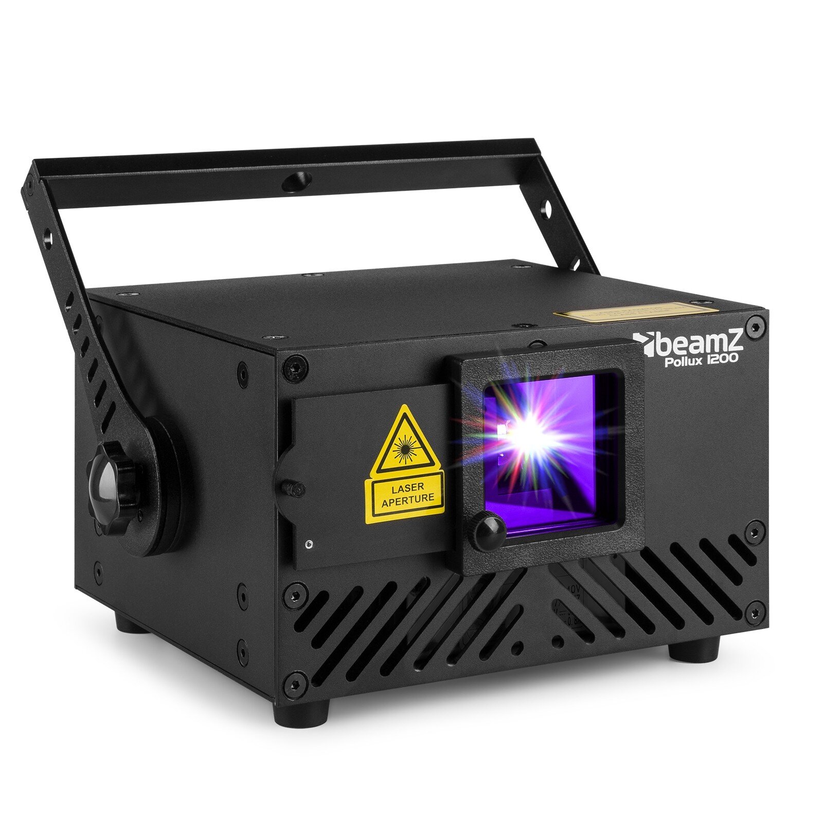 BeamZ Pollux 1200 laser RGB - Flerfärgad 1200mW TTL laser - DMX och ILDA