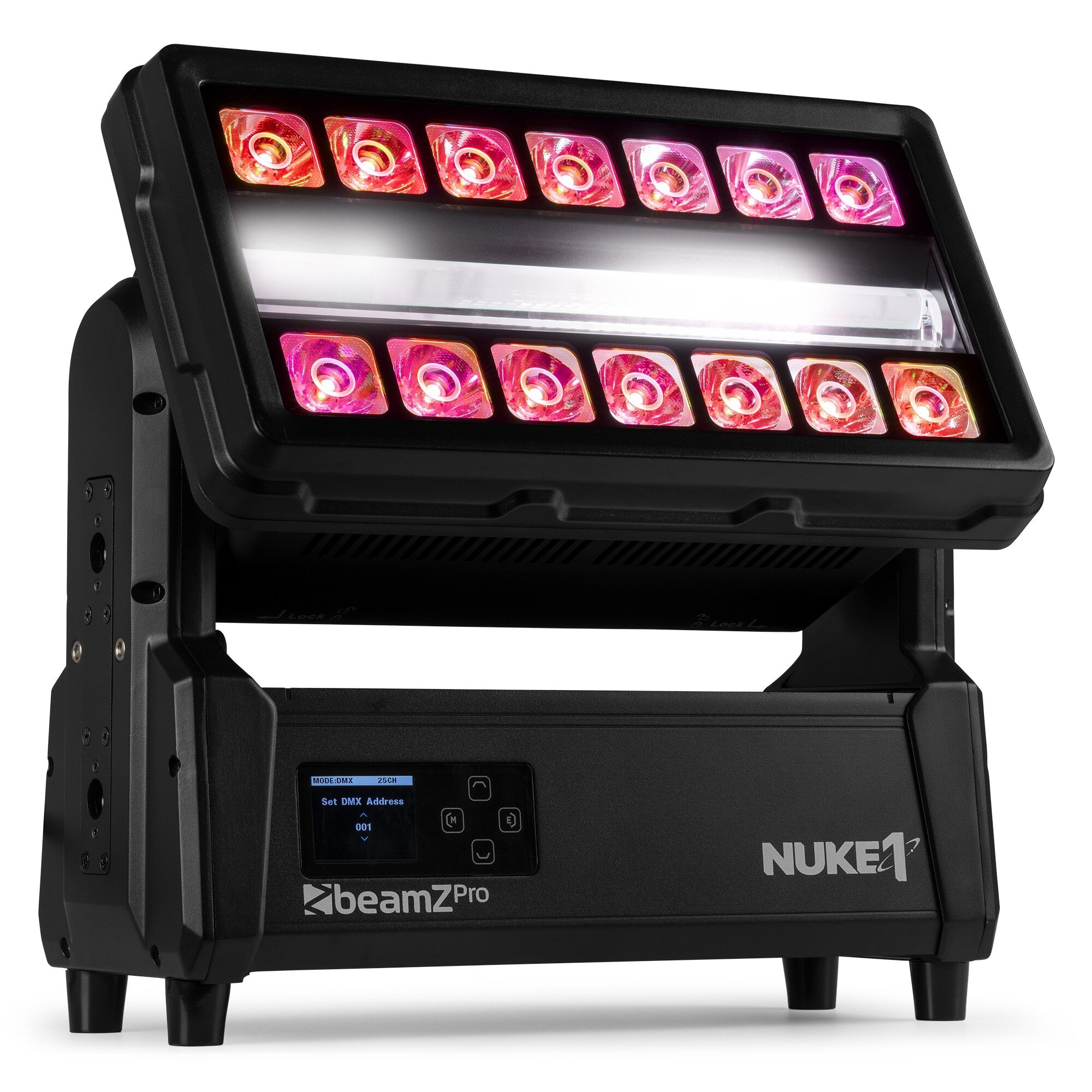 BeamZ Professional NUKE1 - LED-stroboskopkombination - IP65 vattentät