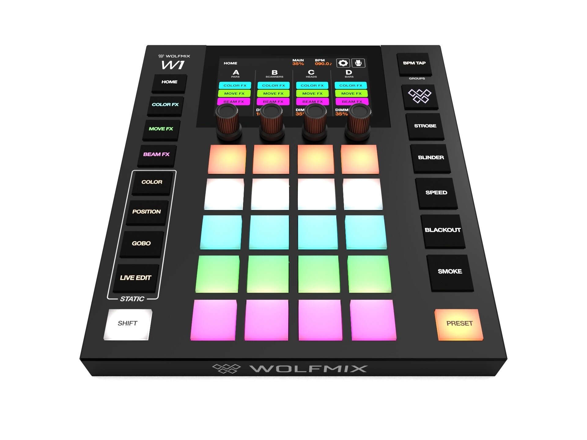 Wolfmix W1 MK2 DMX Lighting Controller