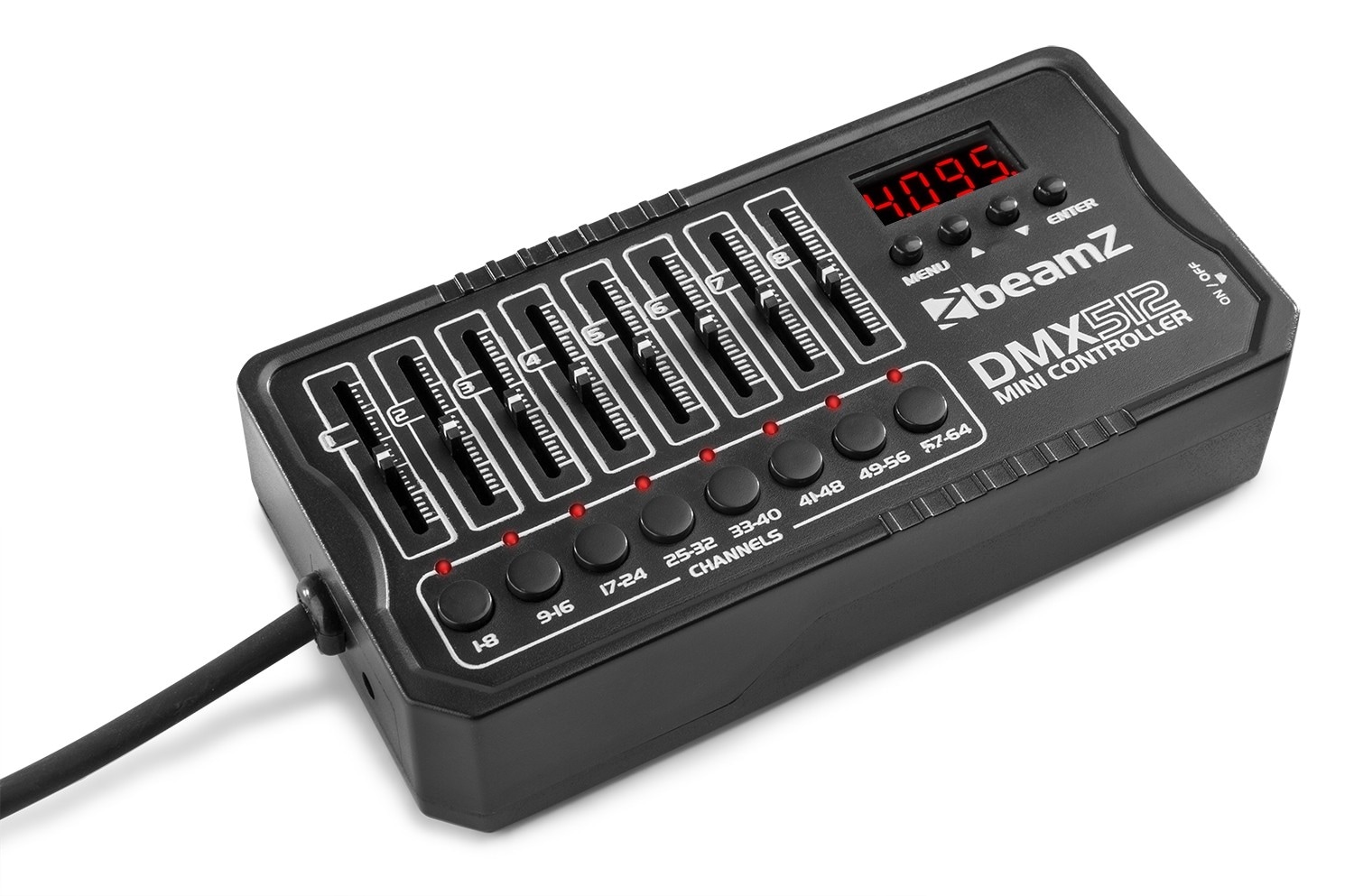 FYNDHÖRNAN: BeamZ DMX-512MINI ljuskontroll uppladdningsbar batteridrift