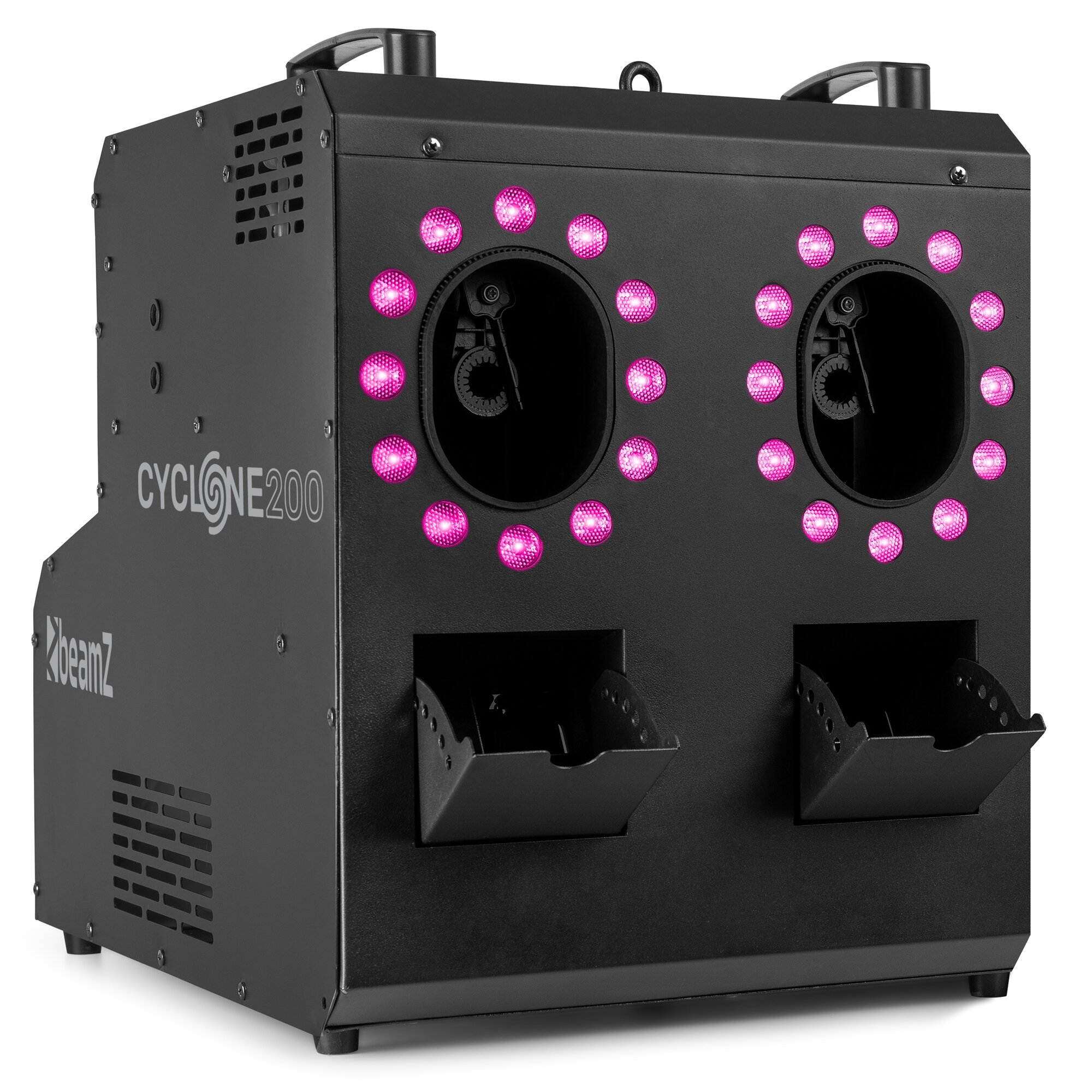 beamZ Pro Cyclone200 Rök- och Bubbelmaskin med RGBW LED