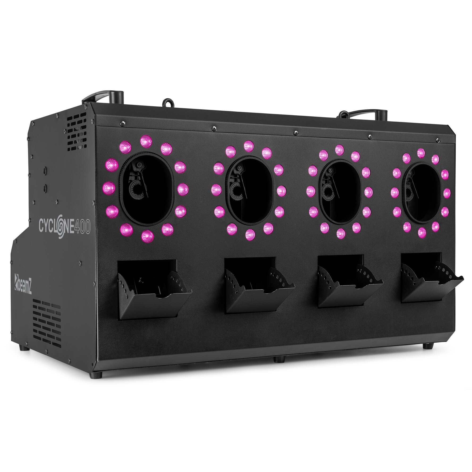 beamZ Pro Cyclone400 Rök- och Bubbelmaskin med RGBW LED